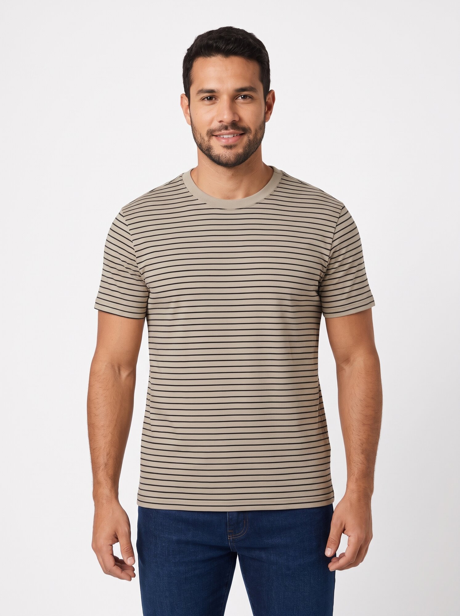 Camiseta Regular Masculina Listrada